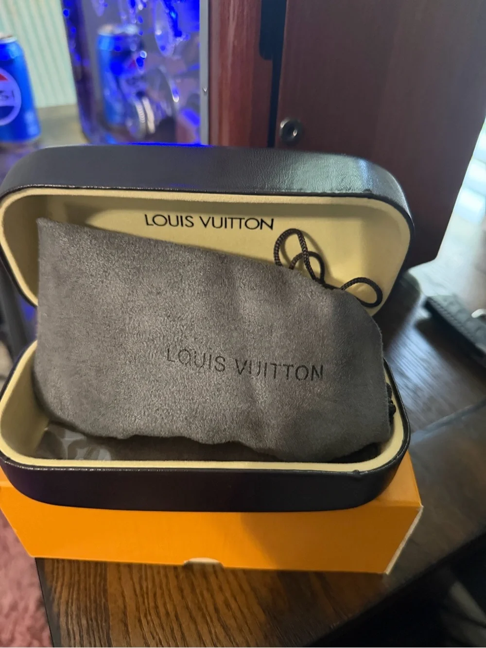 Louis Vuitton Men’s Aviator Sunglasses - Silver Frame, Black Lenses